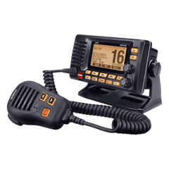 Radio Móvil Marino VHF / 25W RF / GPS Integrado / NMEA 2000 / DSC Clase D / IPX8 Sumergible / Negro