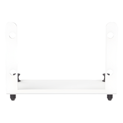 Soporte Para 2 Adaptadores de Fibra Óptica Opticom®, Para Uso con Gabinetes Multipropósito, de Instalación a Presión, Color Blanco