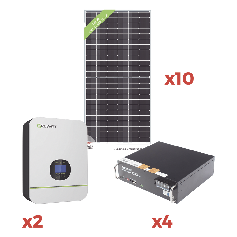 KIT DE ENERGIA SOLAR PARA MINISPLIT 220VCA  2000W