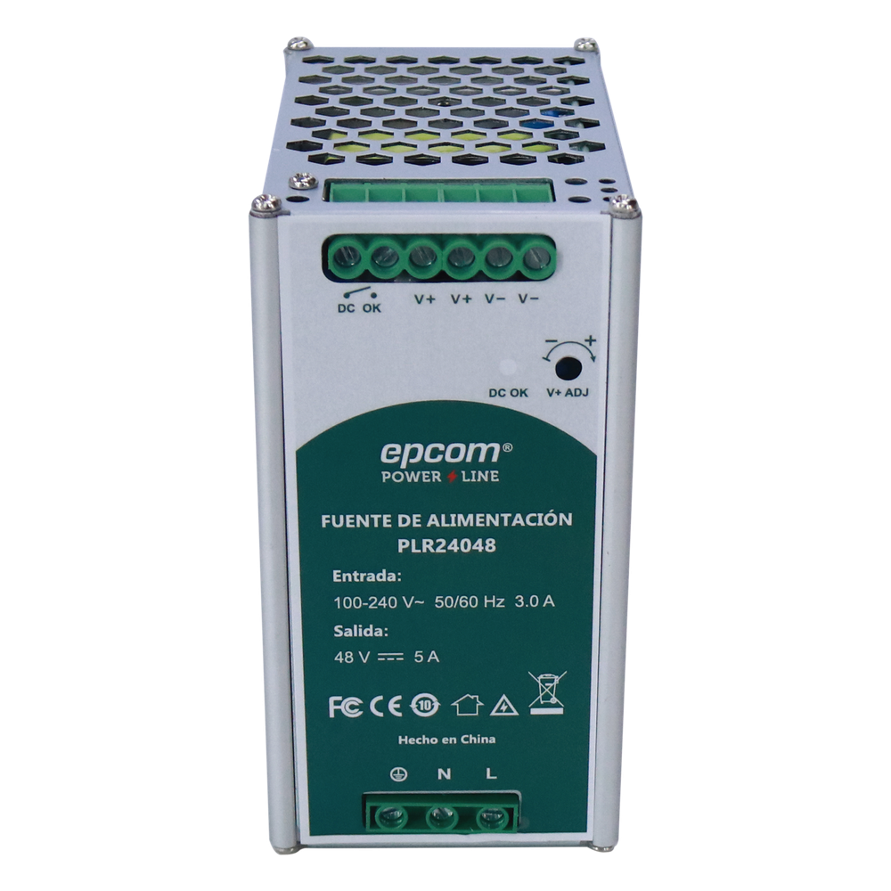 FUENTE DE ALIMENTACION 48 VCC / DIN RIEL /  5 AMPERES / 240 W