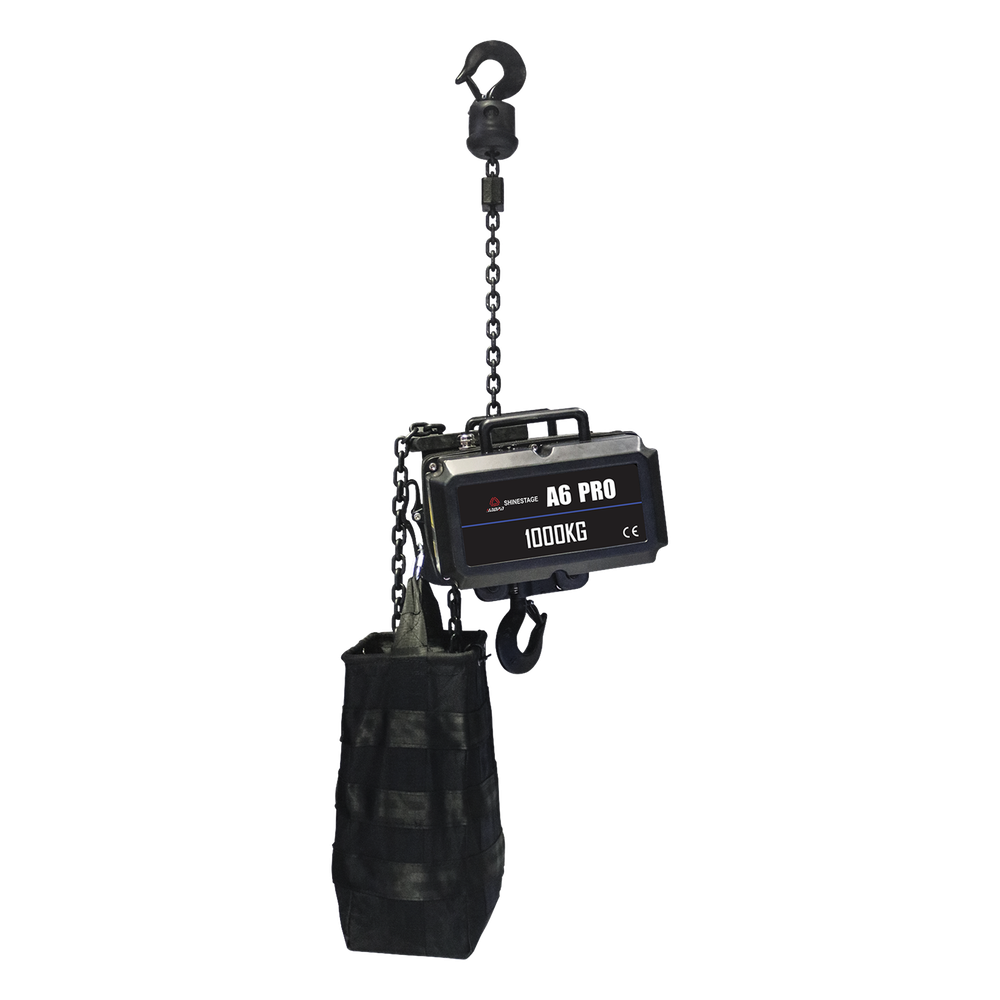 Polipasto Eléctrico / Motor de Elevación 220V | 1 Tonelada | 25m Cadena | IP66 Exterior | Case de Vuelo Incluido