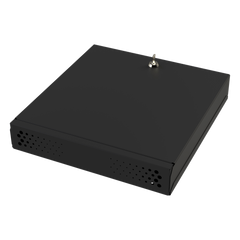 Gabinete Metálico para DVR/NVR. Tamaño Max. de DVR/NVR: 445 x 88 x 400mm (An.xAl.xProf.). Compatible con Fuente SLIM.