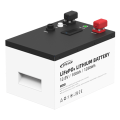 Batería de Litio LiFePO4 / 12.8 Vcc / 100 Ah / 1.28 kWh / Pantalla LCD / Carcasa Metálica