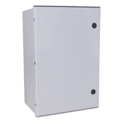 Gabinete de Poliéster IP55 Uso en Exterior (800 x 1000 x 300 mm) con Placa Trasera Interior de Plástico (Incluye Chapa y Llave).