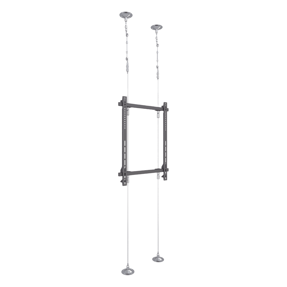 Montaje Cableado de Acero| Suelo a Techo| Capacidad Máx. de Carga 30kg| Para Pantallas de 32" ~ 75"| VESA 400 x 600