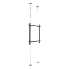 Montaje Cableado de Acero| Suelo a Techo| Capacidad Máx. de Carga 30kg| Para Pantallas de 32" ~ 75"| VESA 400 x 600