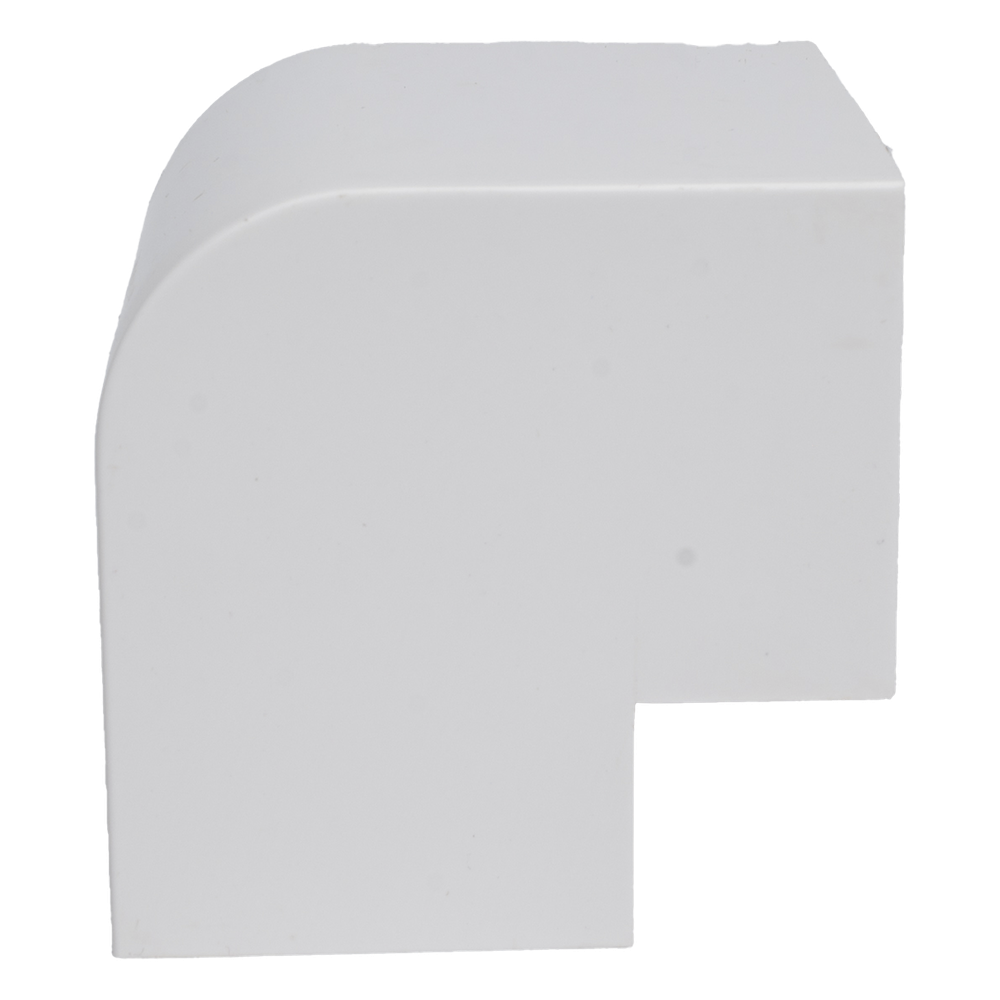 Esquinero Exterior Color Blanco de PVC Auto Axtinguible, Para Canaleta TMK-4577 (5510-02001)