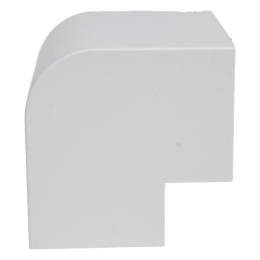 Esquinero Exterior Color Blanco de PVC Auto Axtinguible, Para Canaleta TMK-4577 (5510-02001)