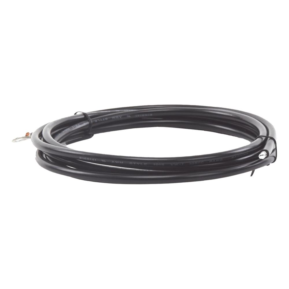 Cable para Controlador, 3.0 m, Negro, Calibre 8 AWG con Terminal de Ojo en un Extremo