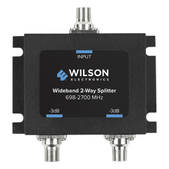 Divisor de Potencia Coaxial 2 Vías / 698-2700 MHz / 75 Ohm / Pérdida por División 3 dB / Aislamiento ≥20 dB / Conector F-hembra / Diseño Microstrip