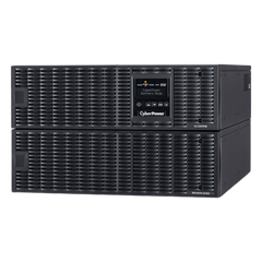 UPS de 10000 VA/10000 W, Online Doble Conversión, 200 - 240 Vac de Entrada, 200 - 240 Vac de Salida, Terminal Hardwired, Onda Senoidal Pura, Torre o Rack de 6 UR, Con 3 Tomas NEMA L6-30R
