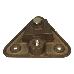 Base Triangular para Punta Pararrayo Maciza.