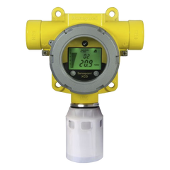 Detector fijo de oxígeno con sensor electroquímico EC, salida 4-20 mA y Modbus, para atmósferas potencialmente explosivas