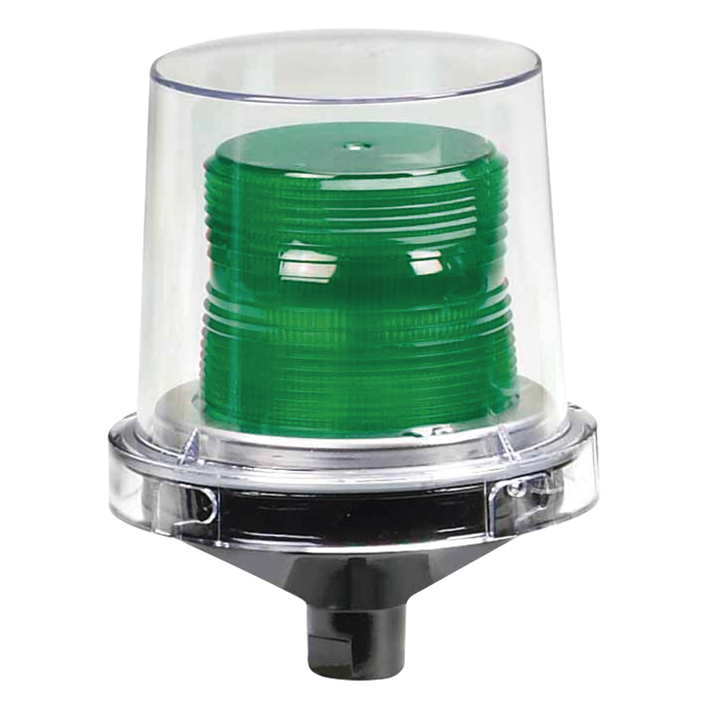 Luz de advertencia LED para ubicaciones peligrosas Electraray®, UL y cUL para Clase I, División 2, Grupos A, B, C y D; Clase II División 2, Grupos F y G; Clase III, 24 VCD, Color Verde