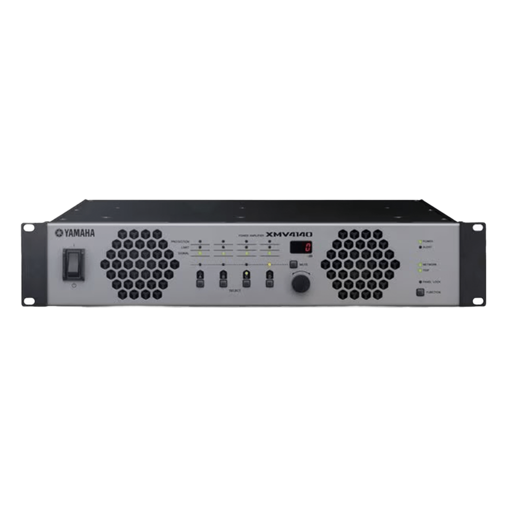 Amplificador de Audio Multicanal con Conexión Análoga / YDIF | 4 Canales, 140W | 8 OHMS | 70/100V