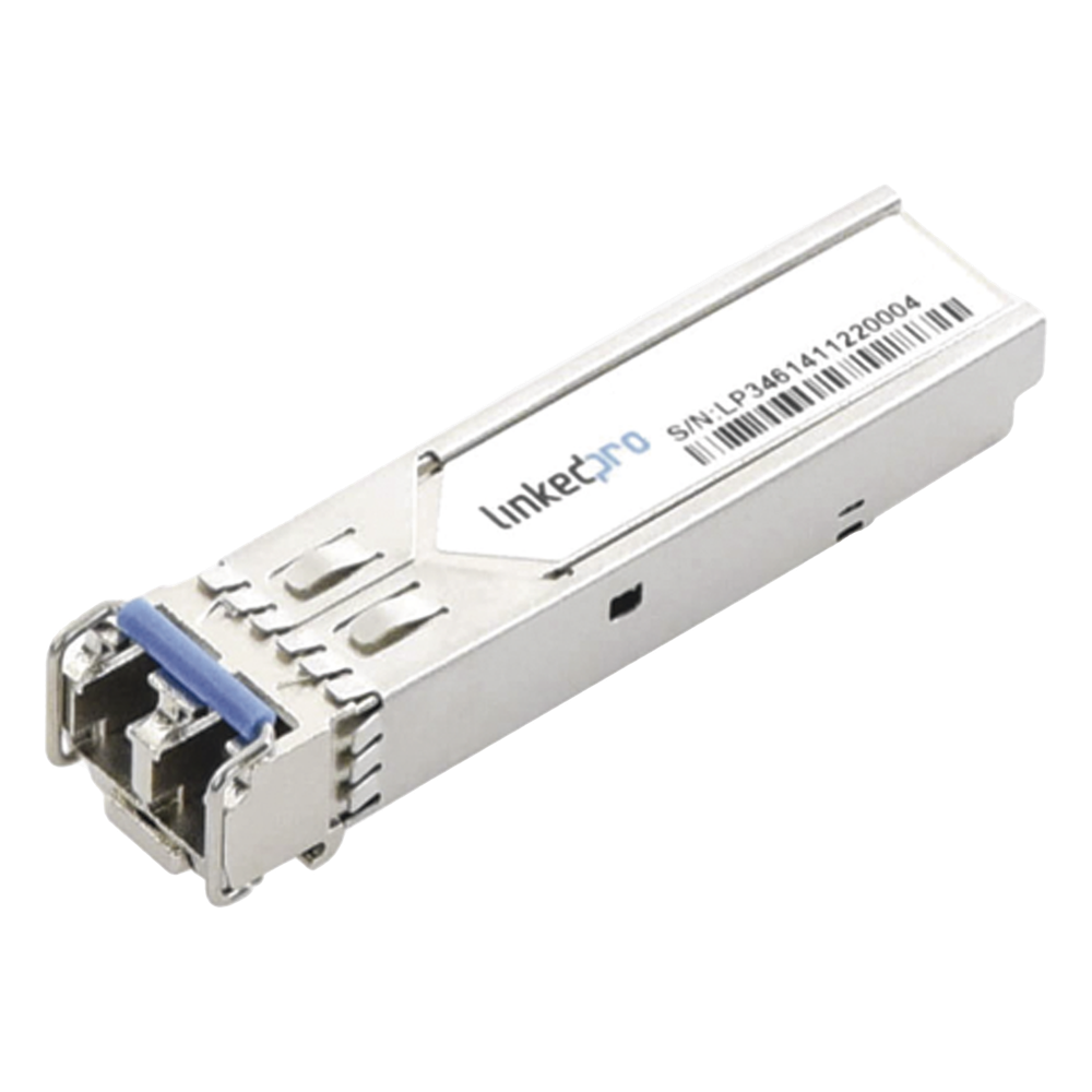Transceptor Óptico Industrial SFP+ (Mini-Gbic) / Monomodo 1310 nm / 10 Gbps / 10GBASE / Conectores LC/UPC Dúplex / DDM / Hasta 5 km