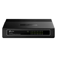 Switch no administrable de 16 puertos 10/100 Mbps para escritorio