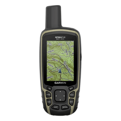 GPS Portátil GPSMAP 65 / con Pantalla a Color / Almacenamiento Interno de Hasta 5,000 Puntos / Memoria Interna de 16 GB / Resistente al Agua IPX7.