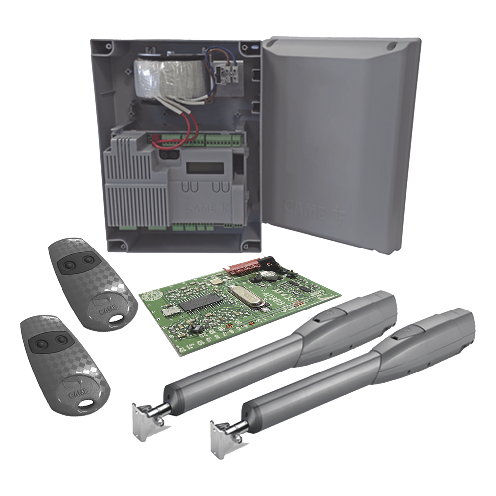 Kit de Operadores para Puertas Abatibles de hasta 3 Metros y 400 Kg ATS 3024 / Uso Intensivo