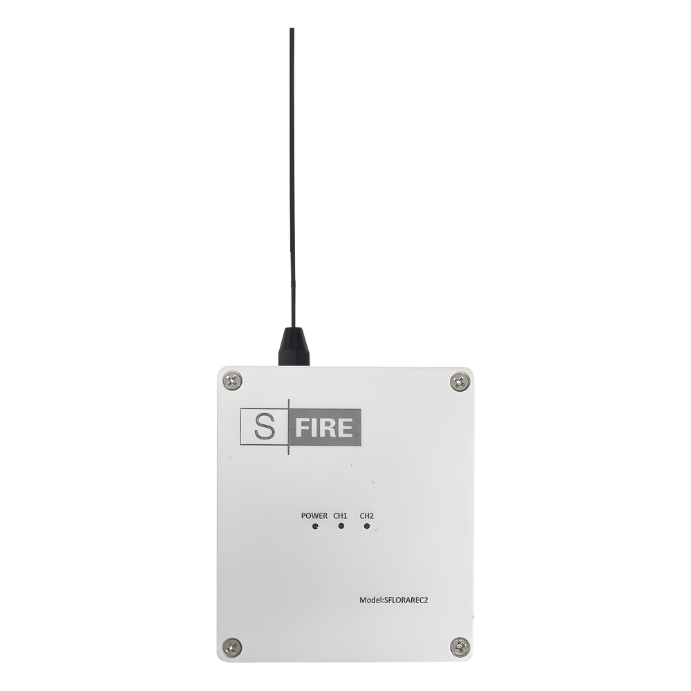 Receptor inalámbrico / 2500 metros de cobertura / 2 salidas de relevador tipo C