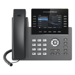 Teléfono IP Wi-Fi, Grado Operador, 10 líneas SIP con 5 cuentas, pantalla a color 4.3", puertos Gigabit, Bluetooth, PoE, codec Opus, IPV4/IPV6 con gestión en la nube GDMS