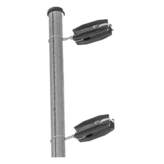 Aislador de Esquina para Cercos Eléctricos / 18 kV / Resinas Vírgenes / Resistencia 7.5-10.2 kg / Anti UV / 66 mm x 31.6 mm