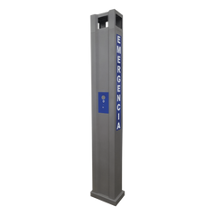 Gabinete tipo Torre para Sistema de Alerta  Mediante Equipo Fanvil I12-N-01P y estrobo (No incluidos).