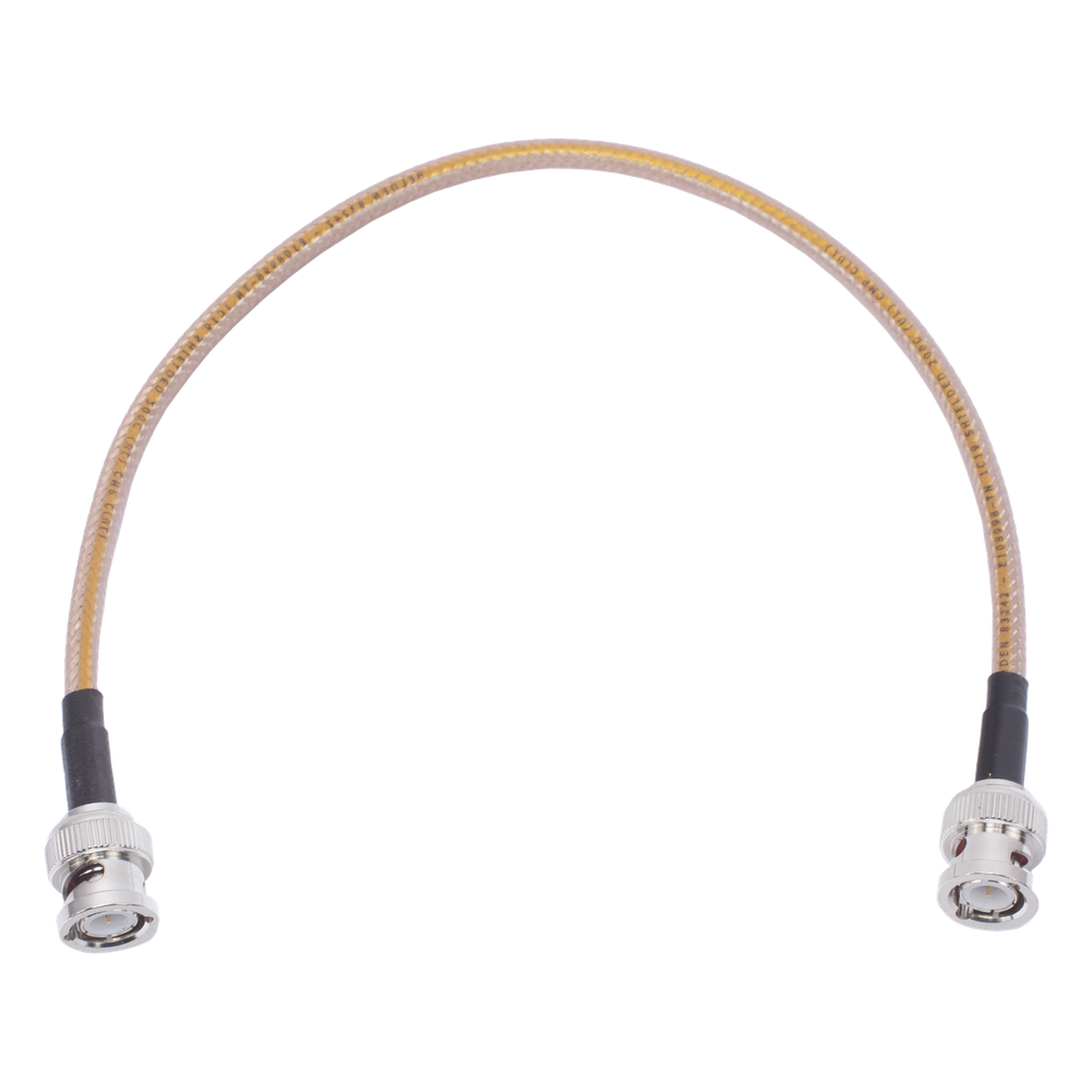 Jumper de 30.5 cm (12.01 pulgadas) con cable LP142 BNC Macho a BNC Macho.