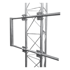 Brazo Uso Rudo para Torre STZ Galvanizado Electrolítico de 170 x 60 cm Tubo 2" Ced 30.