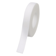 Rollo de Cinta de Contacto, de 15 Pies (4.5m) de Largo, 19.1 mm de Ancho, Color Blanco
