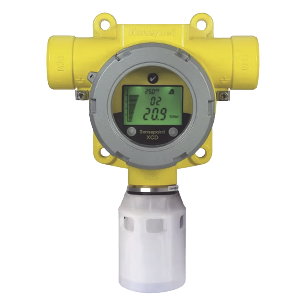 Detector fijo de gas combustible con sensor de perla catalítica 0 a 100% LEL, salida 4-20 mA y relevadores, para interior y exterior en atmósferas explosivas