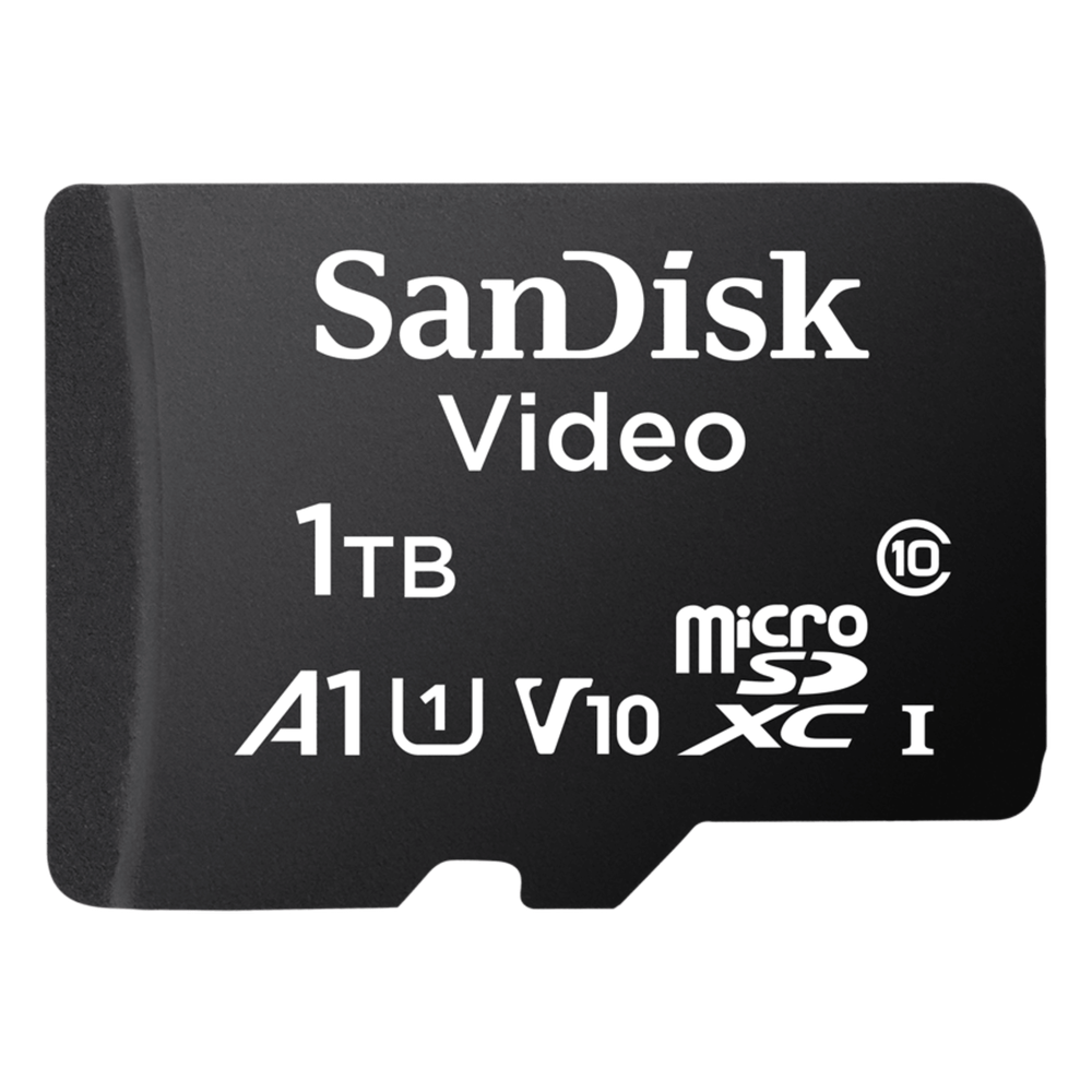 Memoria microSD SanDisk 1TB (1024GB) / Alta Resistencia / Videovigilancia / Clase 10