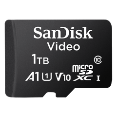 Memoria microSD SanDisk 1TB (1024GB) / Alta Resistencia / Videovigilancia / Clase 10