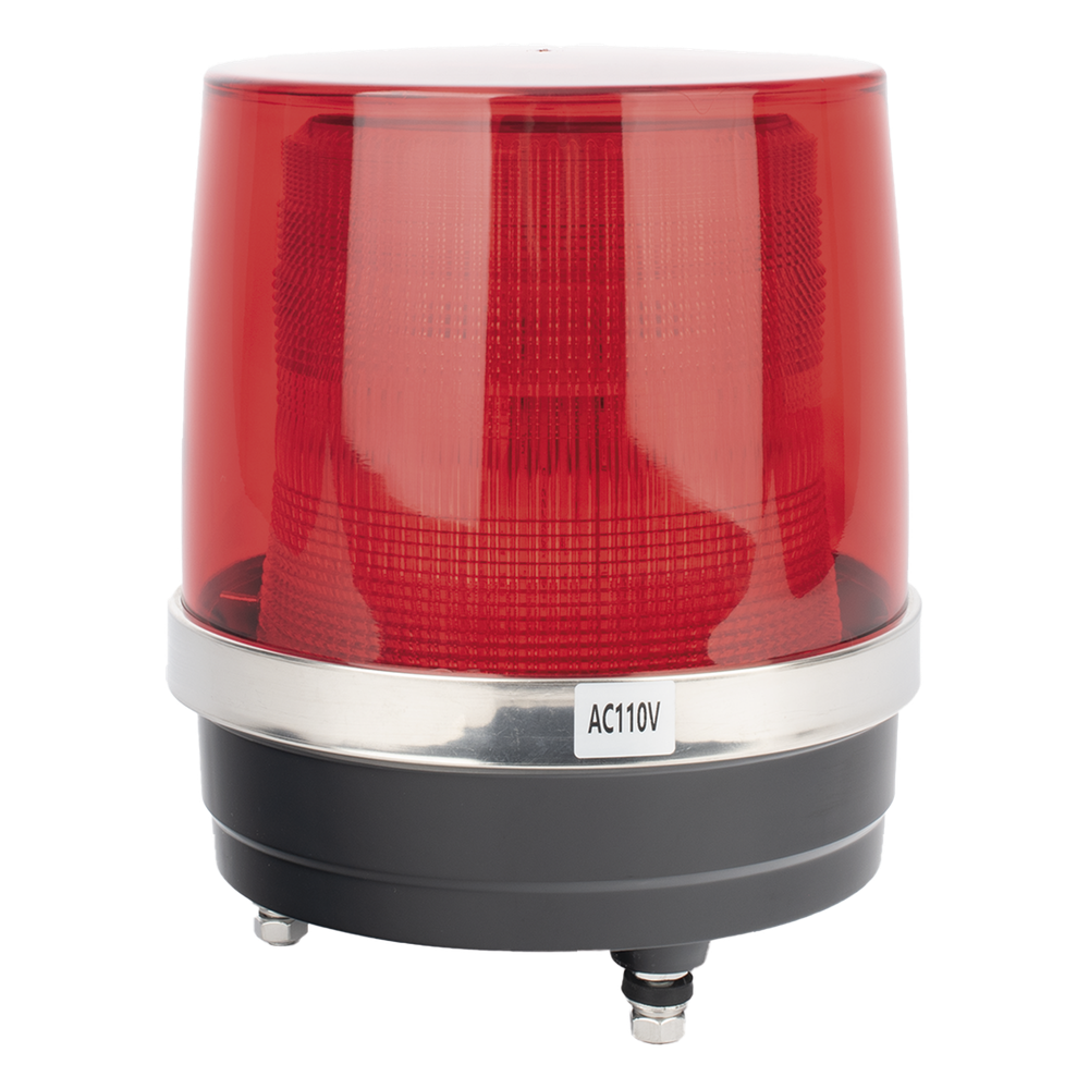 Burbuja Brillante de Larga Vida Útil, Con 150 LEDs, Color Rojo, Domo Rojo, 110 Vca
