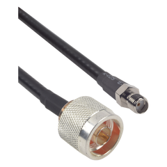Cable LMR-240 de 60 cm (23.62 pulgadas) con Conectores N Macho y SMA Hembra.
