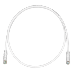 Cable de Parcheo TX6, UTP Cat6, 24 AWG, CM, Color Blanco Mate, 2.13 Metros (7 Pies)