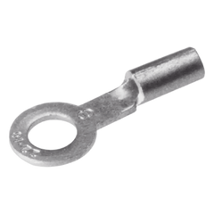 Zapata Terminal de Ojillo BURNDY para Tornillo de 1/4" (6 mm) y Calibre 12-10 AWG.