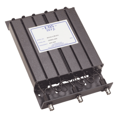 Duplexer Compacto de Rechazo de Banda, 400-440 MHz, 4.6 a 6 MHz Sep., Tx-Rx, 50 Watt, BNC Hembra.