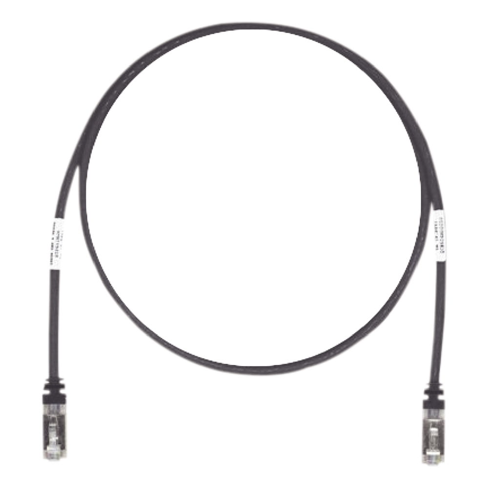 Patch Cord Cat6A, Blindado S/FTP, CM/LS0H, 3.05 Metros (10 Pies), Color Negro