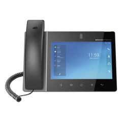 Teléfono IP Android 11, 16 líneas SIP con 16 cuentas, pantalla táctil  8", puertos Gigabit, Wi-Fi, Bluetooth, PoE, codec Opus, IPV4/IPV6 con gestión en la nube GDMS