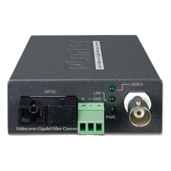 Kit Convertidor de Medios de Video Sobre Fibra Gigabit WDM-SC, Monomodo a 20 km, Tipo de Video AHD/TVI/CVI/CVBS