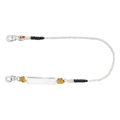 Amortiguador con Cable de Protección de  Nylon y 2 Ganchos de Seguro Doble.