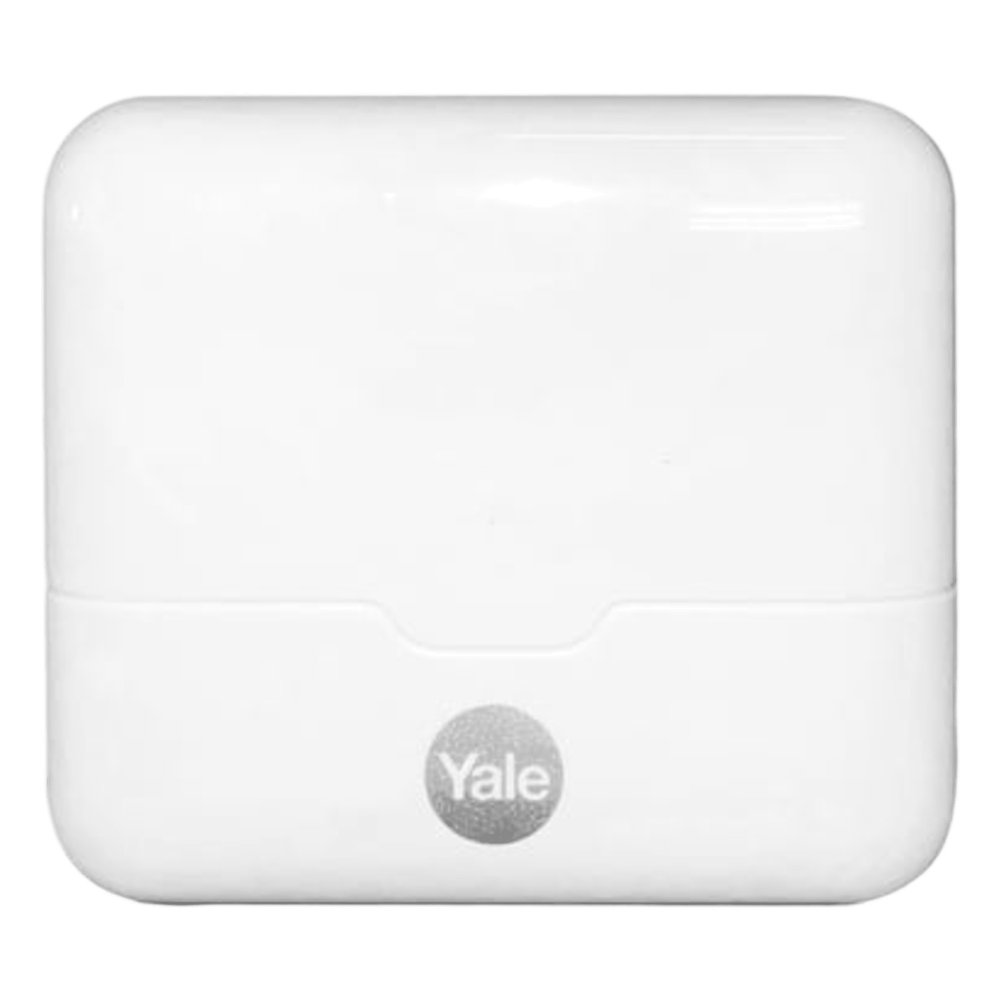HUB de Comunicación Zigbee RF Wi-Fi / Abre o Cierra a Distancia / Controla 16 Cerraduras / Compatible Con Alexa / Incluye Cable USB y Plug / Para Cerraduras Yale Phillips Tesa