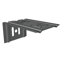 Ménsula Para MallaFils, para montaje en pared, para anchos de charola de 100 mm, con acabado electrozinc