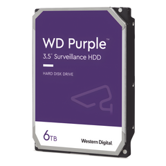 Disco Duro PURPLE de 6TB / 3 AÑOS DE GARANTÍA / Para Videovigilancia