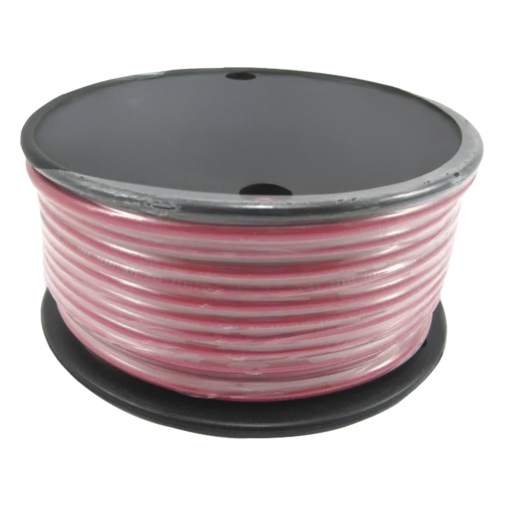 Rollo de cable grado marino calibre 16 en color rojo de 100 pies (30.48 m).