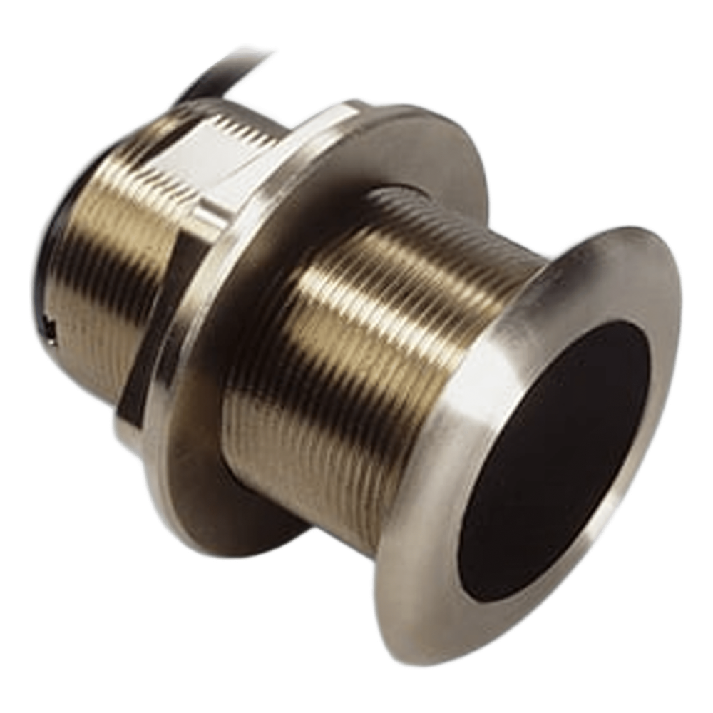 Sonda de Frecuencia Dual 50/200 kHz / 600 W / Ancho de Haz 45°-12° / Profundidad Máxima 1200 ft / Cable 33 ft / Medición de Profundidad y Temperatura / 8 Pines / Compatible con Ángulos de 8° a 15°