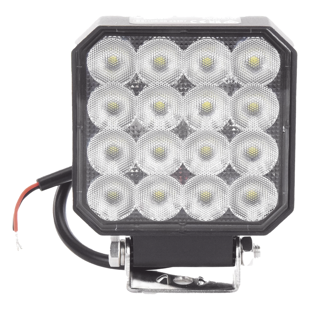 Luz de Trabajo de 16 LED, 1655 Lumenes, 12-24 VCD