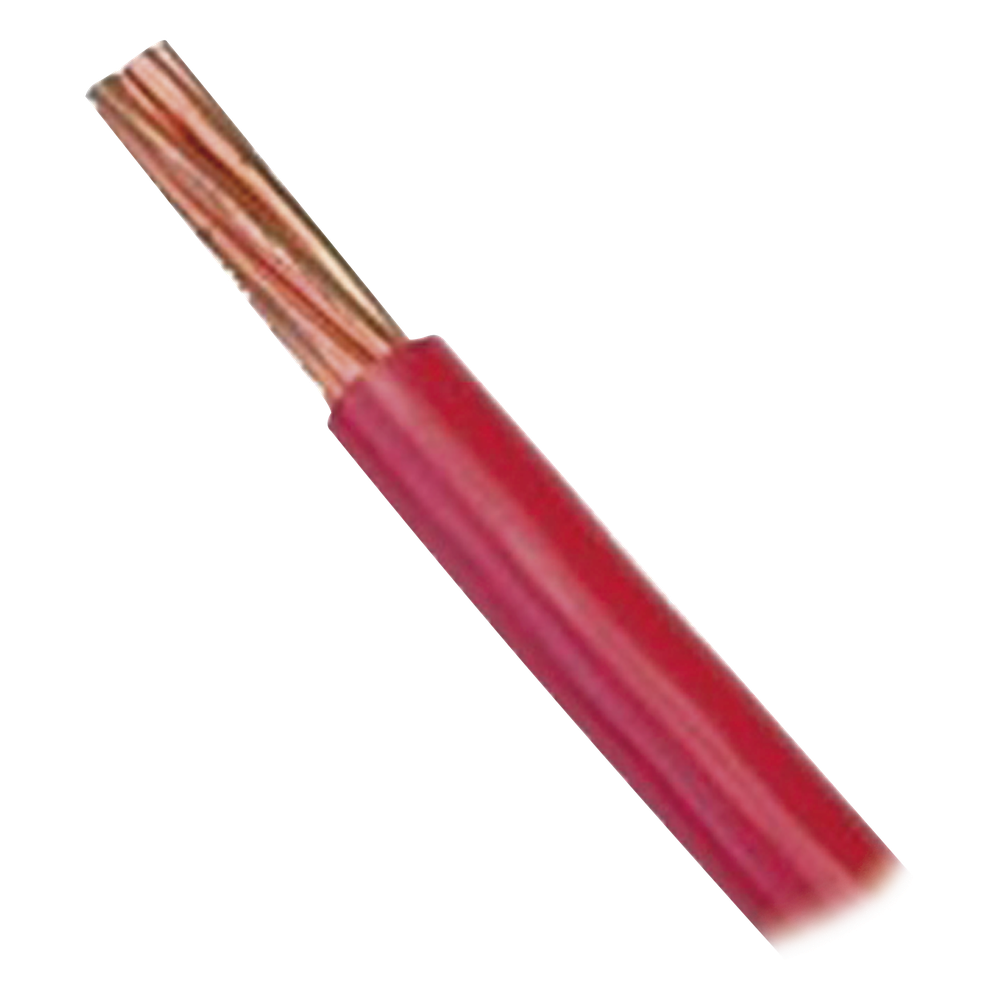 Cable Eléctrico de Cobre Recubierto THW-LS Calibre 6 AWG 19 Hilos Color Rojo (100 metros)