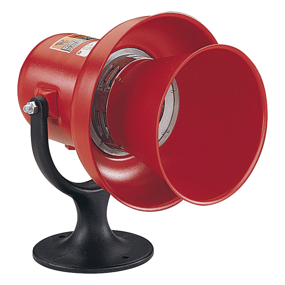 Sirena electromecánicade alarma general modelo A , UL y cUL, 120 Vca/cd, Color Rojo